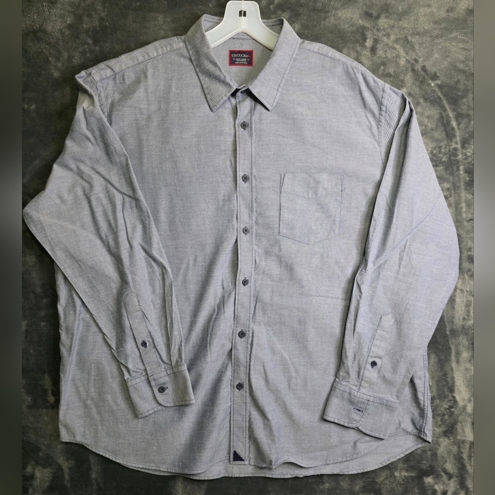 UNTUCKit Gray Casual Button Down Shirt